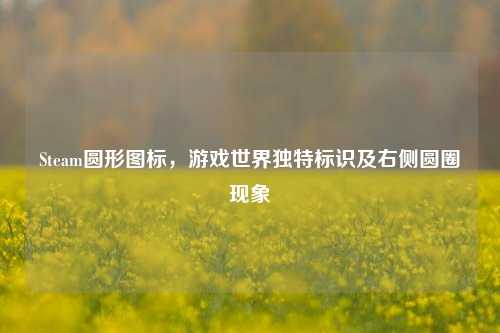 Steam圆形图标，游戏世界独特标识及右侧圆圈现象