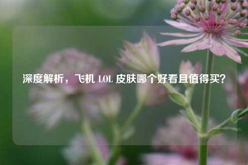 深度解析，飞机 LOL 皮肤哪个好看且值得买？