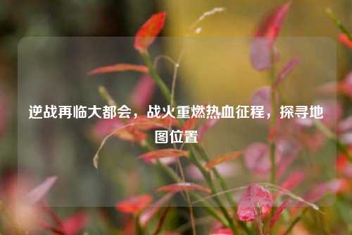 逆战再临大都会，战火重燃热血征程，探寻地图位置