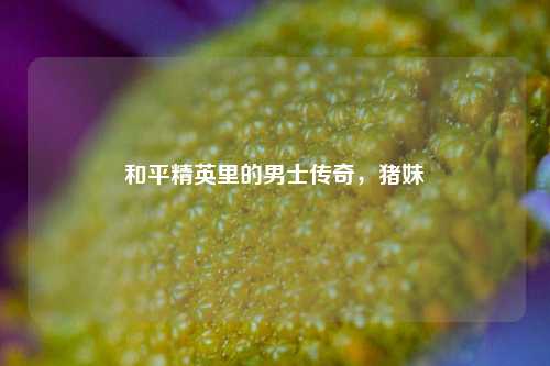 和平精英里的男士传奇,猪妹