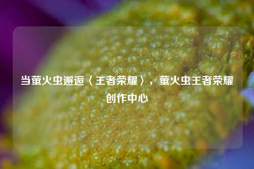 当萤火虫邂逅〈王者荣耀〉，萤火虫王者荣耀创作中心