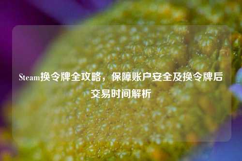 Steam换令牌全攻略，保障账户安全及换令牌后交易时间解析