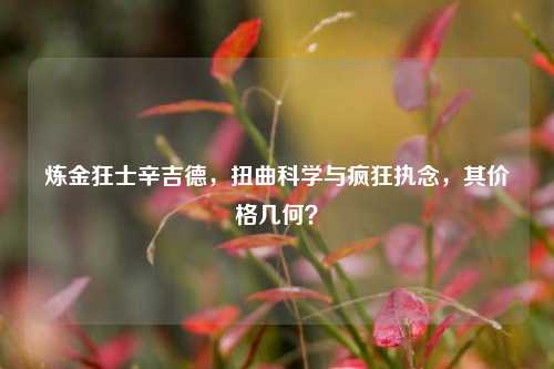 炼金狂士辛吉德，扭曲科学与疯狂执念，其价格几何？