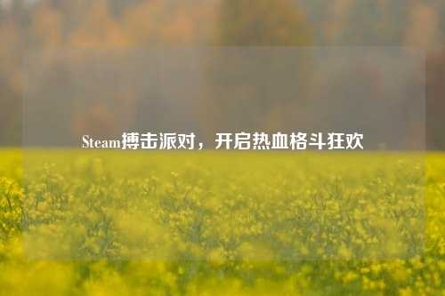 Steam搏击派对,开启热血格斗狂欢