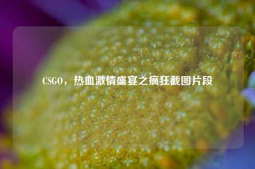 CSGO,热血激情盛宴之疯狂截图片段