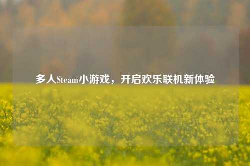 多人Steam小游戏，开启欢乐联机新体验