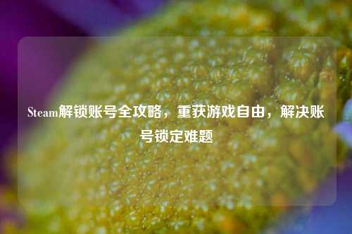 Steam解锁账号全攻略，重获游戏自由，解决账号锁定难题