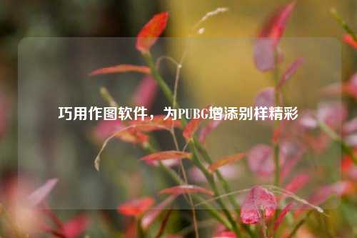 巧用作图软件，为PUBG增添别样精彩