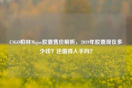 CSGO柏林Major胶囊售价解析，2019年胶囊现在多少钱？还值得入手吗？