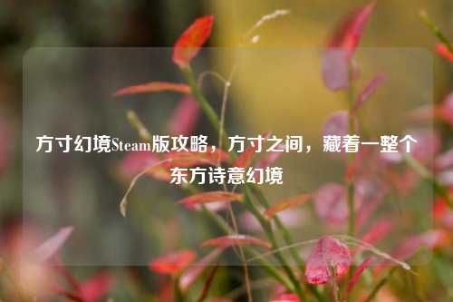 方寸幻境Steam版攻略，方寸之间，藏着一整个东方诗意幻境
