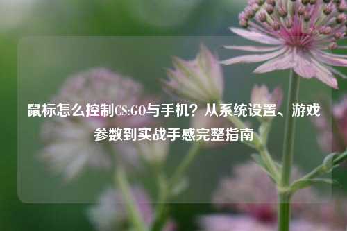 鼠标怎么控制CS:GO与手机？从系统设置、游戏参数到实战手感完整指南