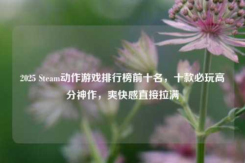 2025 Steam动作游戏排行榜前十名，十款必玩高分神作，爽快感直接拉满