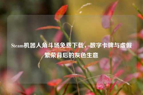 Steam机器人角斗场免费下载，数字卡牌与虚假繁荣背后的灰色生意