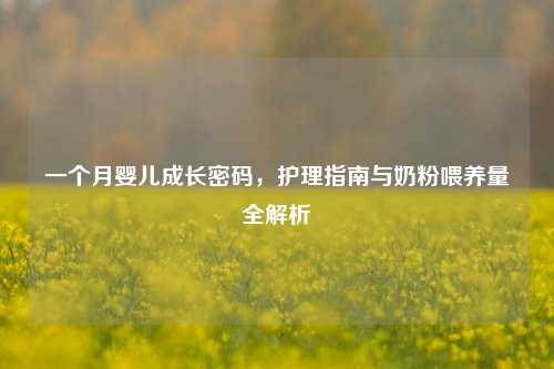 一个月婴儿成长密码，护理指南与奶粉喂养量全解析