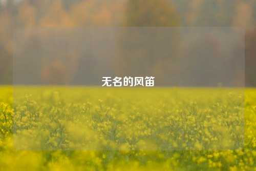 无名的风笛